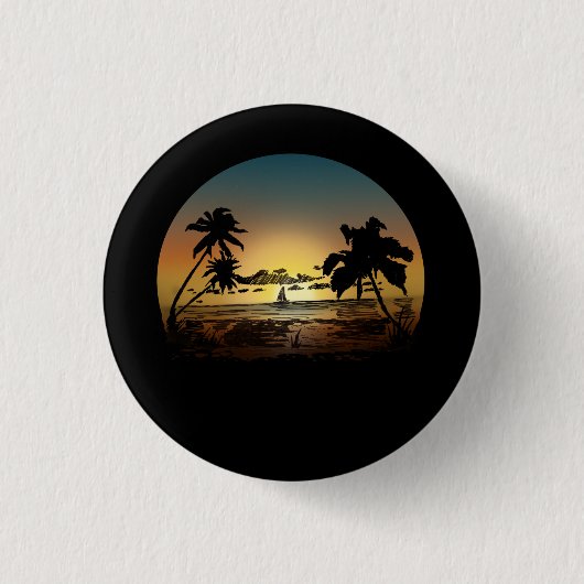 Sunset Ronde Button 3,2 Cm (Voorkant)