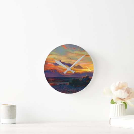 SUNSET RONDE KLOK (Huis)