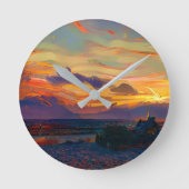 SUNSET RONDE KLOK (Voorkant)