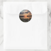 Sunset Ronde Sticker (Tas)