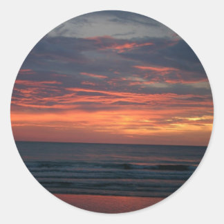 Sunset Ronde Sticker
