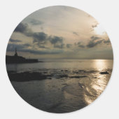 SUNSET RONDE STICKER (Voorkant)