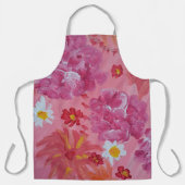 Sunset Roos Bloemen Schort (Voorkant)