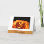 Sunset Roos Weddenningkaart (Achterkant)