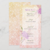 Sunset Rose blush sheer bow Bouquet (Voorkant / Achterkant)