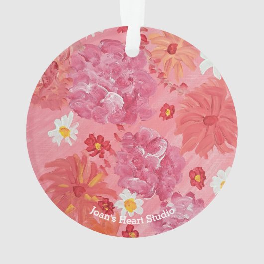 Sunset Rose Ornament (achterkant)