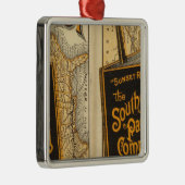 Sunset Route Metalen Ornament (Rechts)