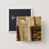 Sunset Route Vierkante Button 5,1 Cm (Voorkant /achterkant)