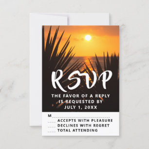 Sunset RSVP Kaartje