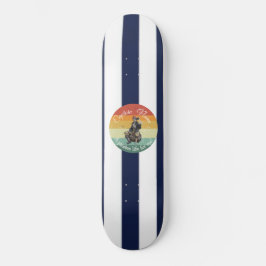 Sunset Rum Skeleton Party Pirate Persoonlijk Skateboard