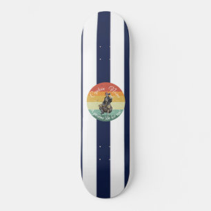 Sunset Rum Skeleton Party Pirate Persoonlijk Skateboard