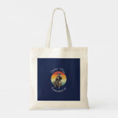 Sunset Rum Skeleton Party Pirate Tote Bag (Achterkant)