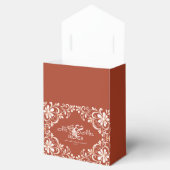 Sunset Rust Mr. & Mrs. Wedding Favoriet Box Bedankdoosjes (Geopend)