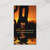 Sunset Rustic Visitekaartje (Achterkant)