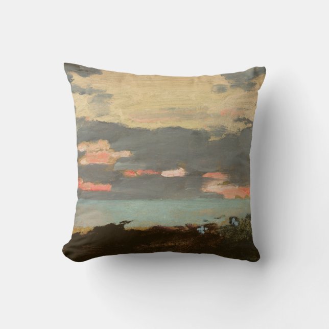 Sunset, Saco Bay Kussen (Voorkant)