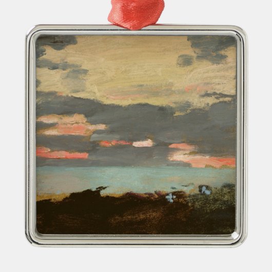 Sunset, Saco Bay Metalen Ornament (Voorkant)