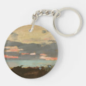 Sunset, Saco Bay Sleutelhanger (Achterkant)