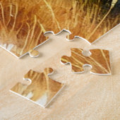 Sunset Safari Serenity Afrikaanse wilde dieren Legpuzzel (Zijkant)