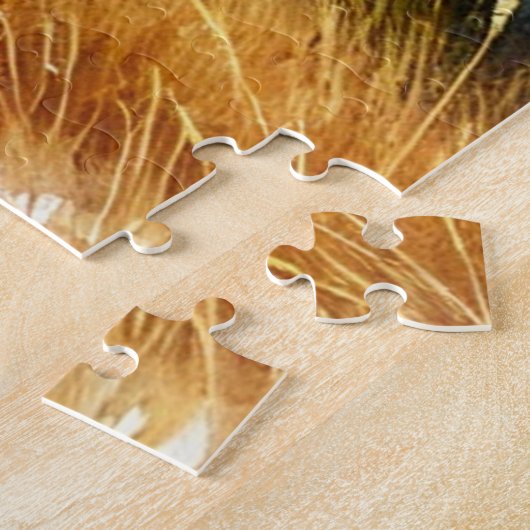 Sunset Safari Serenity Afrikaanse wilde dieren Legpuzzel (Zijkant)