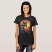 Sunset Safari Wild African Giraffe T-shirt (Voorkant volledig)