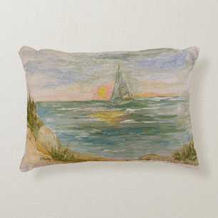 Sunset Sail Accent Pillow Kussen