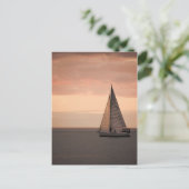 Sunset Sail Briefkaart (Staand voorkant)