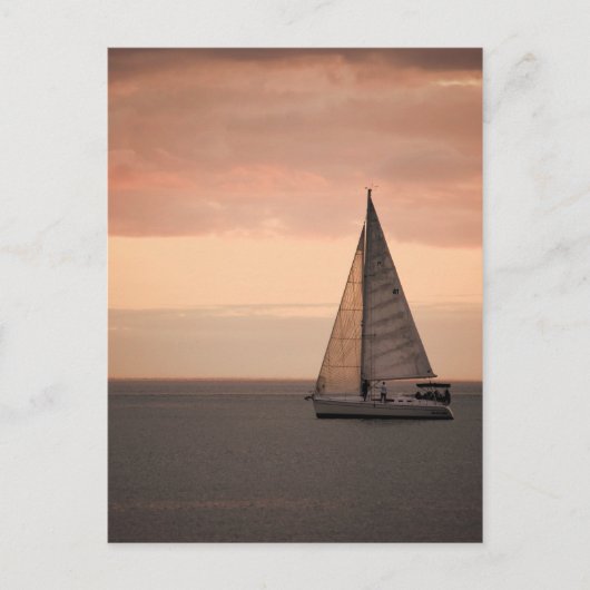 Sunset Sail Briefkaart (Voorkant)