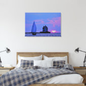 Sunset Sail Canvas Print (Insitu (Slaapkamer))