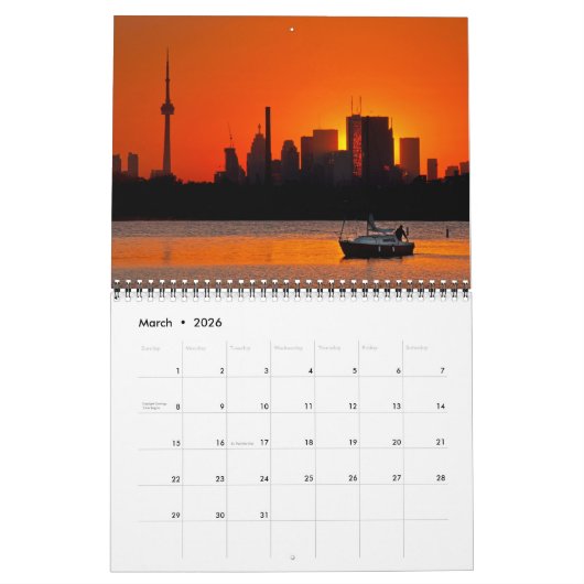 Sunset Sail Kalender (Mar 2026)