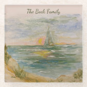 Sunset Sail Onderzetters (Voorkant)