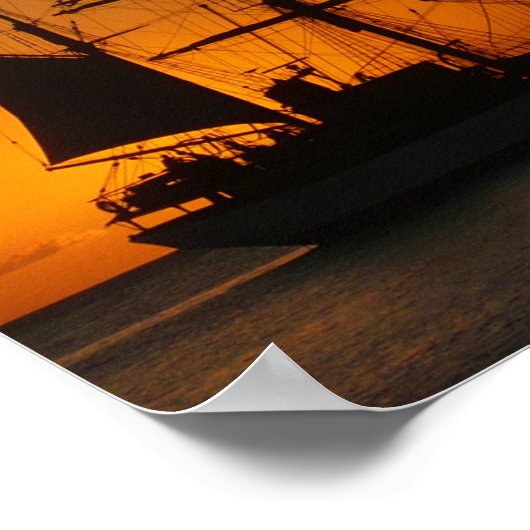 Sunset Sail Poster (Hoek)