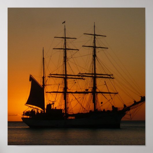 Sunset Sail Poster (Voorkant)