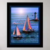 Sunset Sail Poster (Voorkant)
