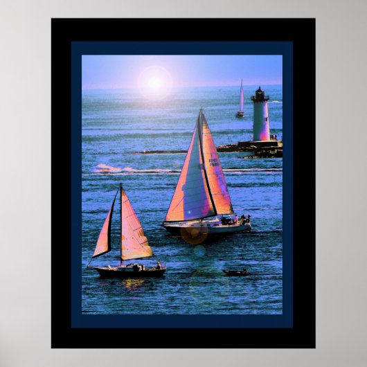 Sunset Sail Poster (Voorkant)