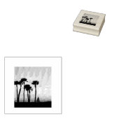 Sunset Sail Rubberstempel (Gestempeld)