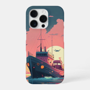Sunset Sailboat Journey _iPhone case iPhone 16 Pro Hoesje