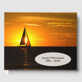 Sunset Sailboat on Lake Michigan Gastenboek (Voorkant)