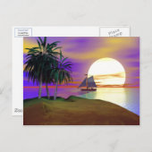 Sunset Sailing Briefkaart (Voorkant / Achterkant)