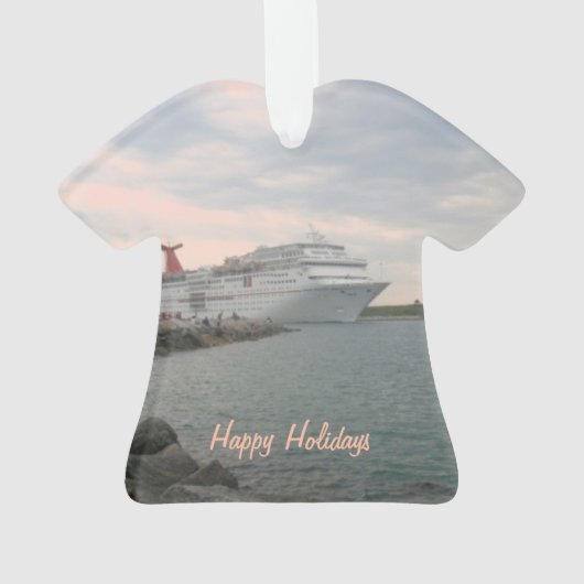 Sunset Sailing Ornament (achterkant)