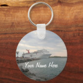 Sunset Sailing , persoonlijk Sleutelhanger (Voorkant)