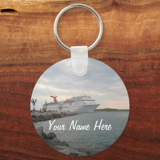 Sunset Sailing , persoonlijk Sleutelhanger (Voorkant)