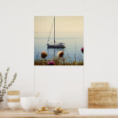 Sunset Sailing Poster (Keuken)