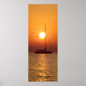 Sunset Sailing (thin) - poster (Voorkant)