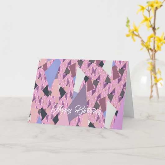 SUNSET SAILS ABSTRACT KAART (Gele Bloem)