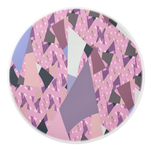 SUNSET SAILS ABSTRACT KERAMISCHE KNOP (Voorkant)