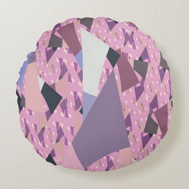 SUNSET SAILS ABSTRACT ROND KUSSEN (Voorkant)