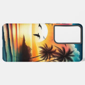 Sunset Samsung Galaxy Hoesje (Linkerkant)