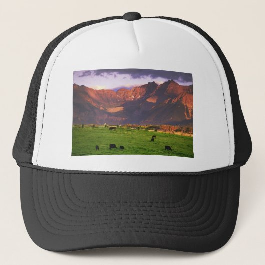 Sunset San Juan Mts CO Trucker Pet (Voorkant)