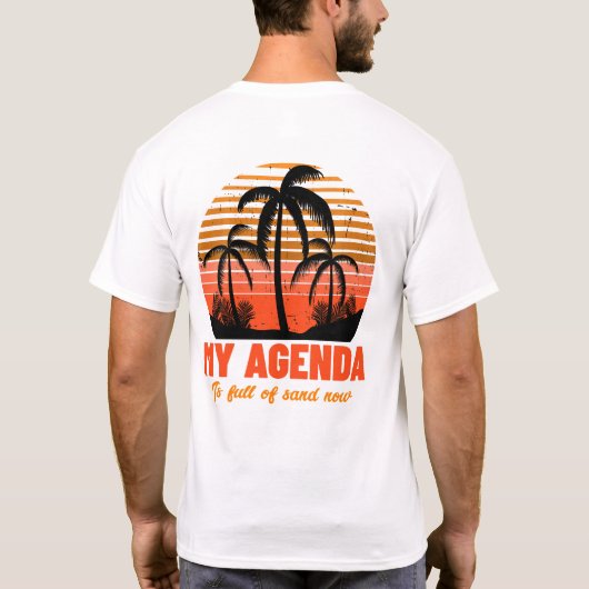 Sunset Sands van Salty AF T-shirt (Achterkant)