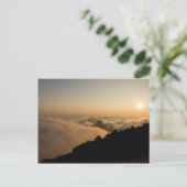 Sunset scene in een China Huang-berg Briefkaart (Staand voorkant)